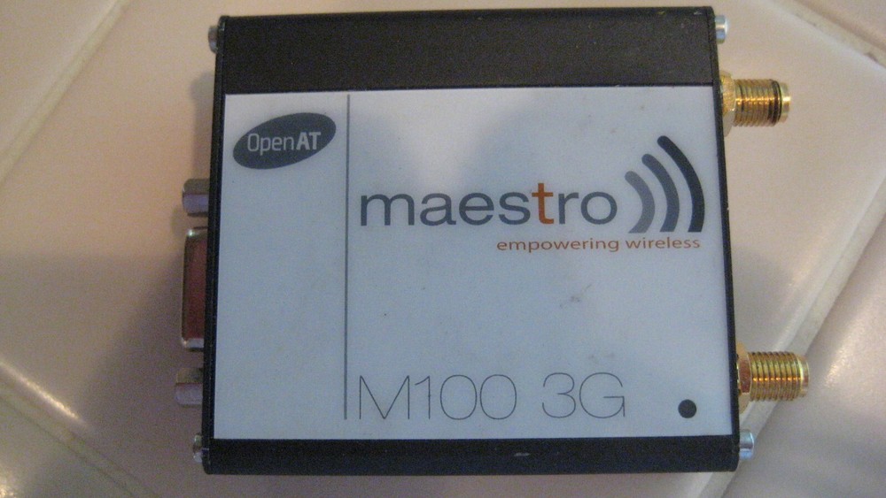 Maestro Wireless 3g Modem Model M1003GXT00 With USB, GPS, & Cellular