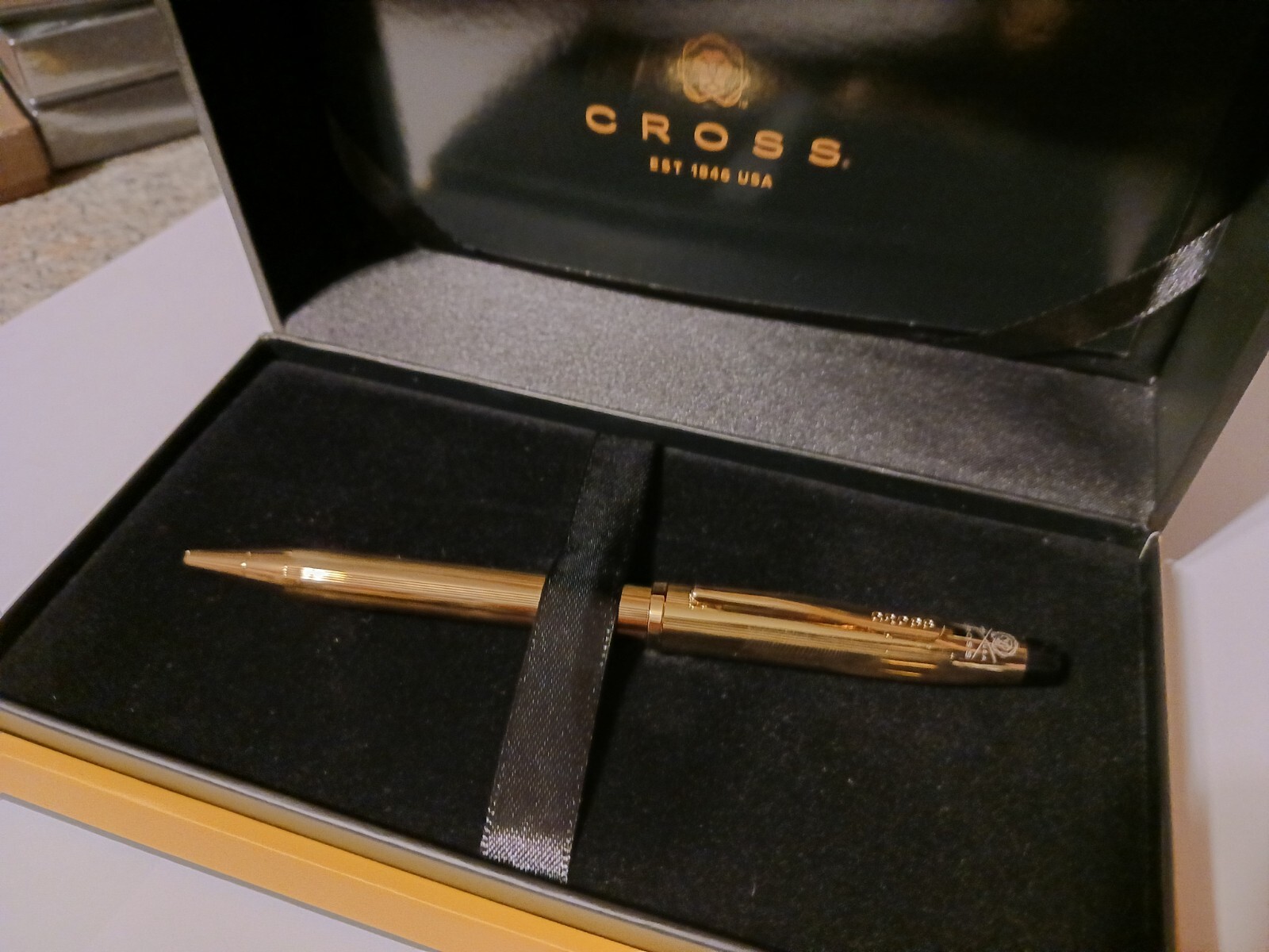 NEW Cross USA Classic Century II 23kt Gold Ballpoint Pen $300 CHRISTMAS GIFT