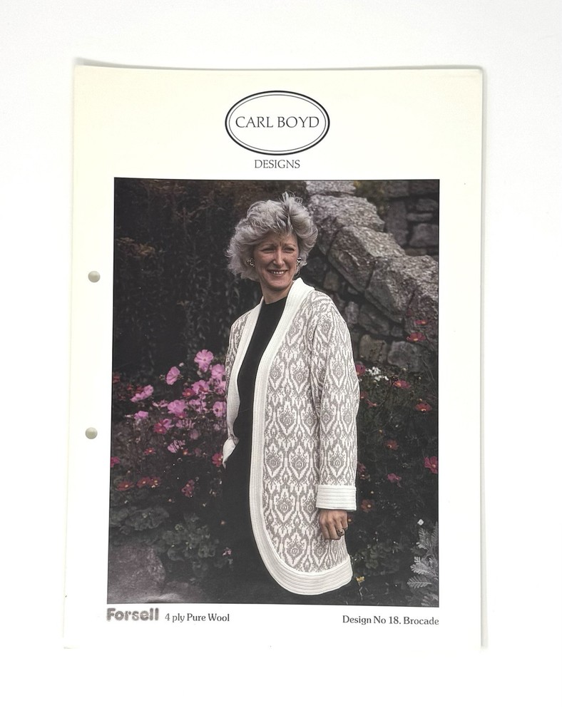 Machine Knitting Pattern - Carl Boyd Designs - 4 Pattern Lot