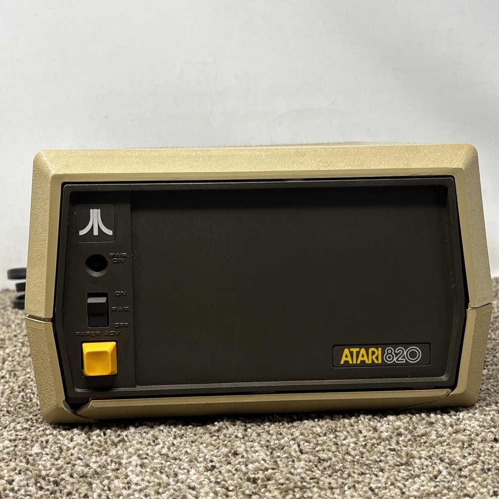 Vintage Atari 820 Printer - Powers Up - AS-IS FOR PARTS - READ