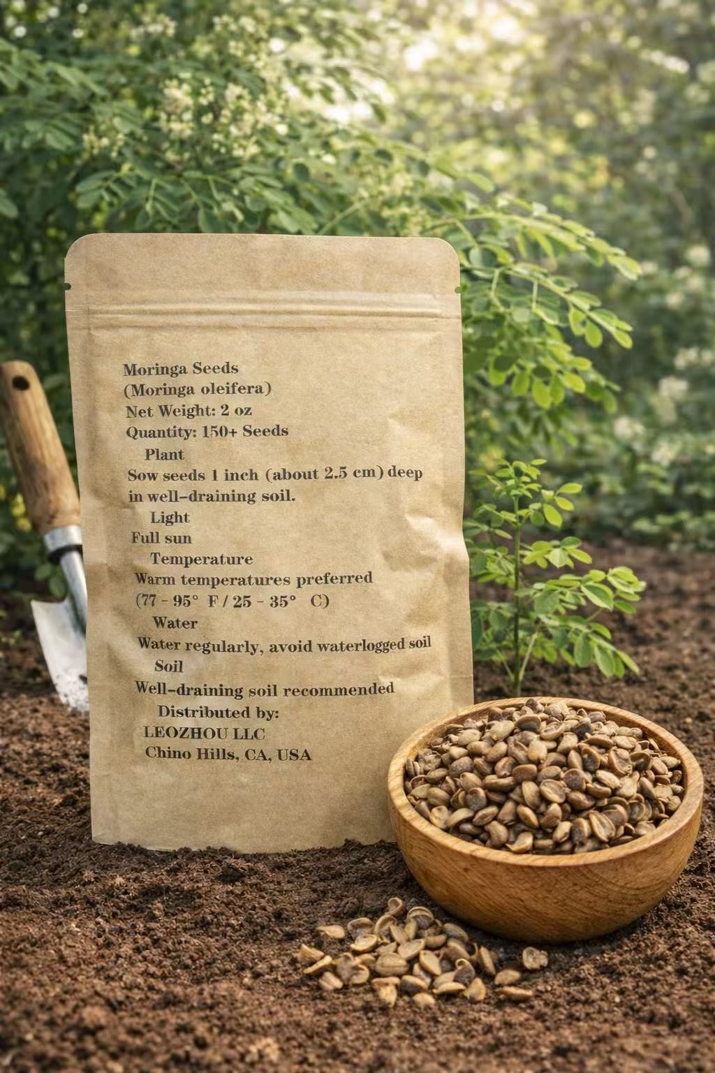 150+ Moringa Seeds (Moringa Oleifera) – Fast Growing Tree Seeds for Planting