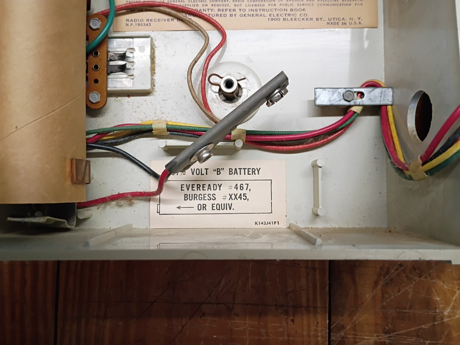 ✨RARE 1955 General Electric Model 680 Convertible Clock Radio - Parts Restore ✨