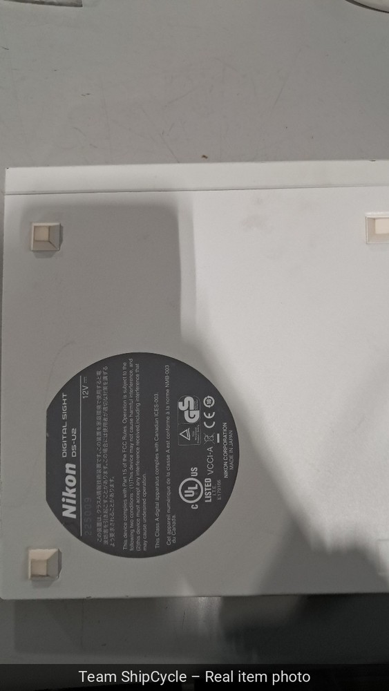 DEFECTIVE Nikon DSU2 Digital Sight Microscope Camera Controller Made in G3D