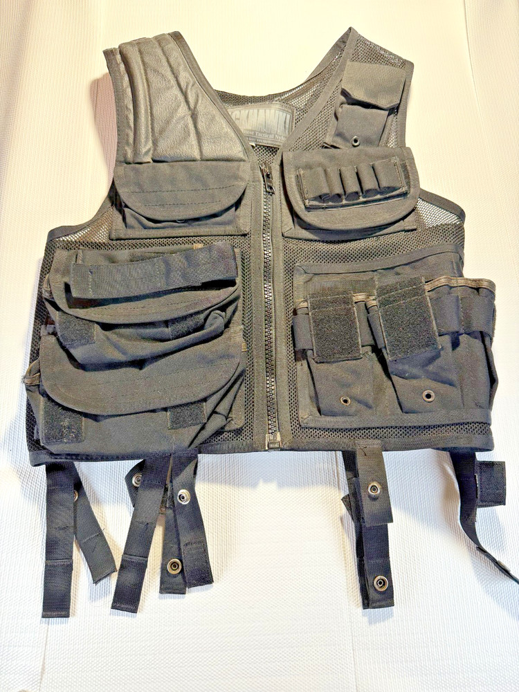 Blackhawk Tactical Vest Black Adjustable One size.