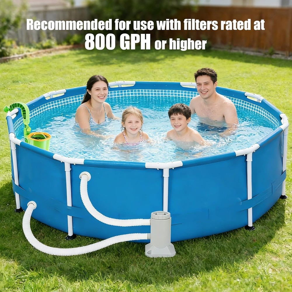 Durable Wall-Mounted Pool Skimmer Baskets for Above Ground Pools - Easy Clean
