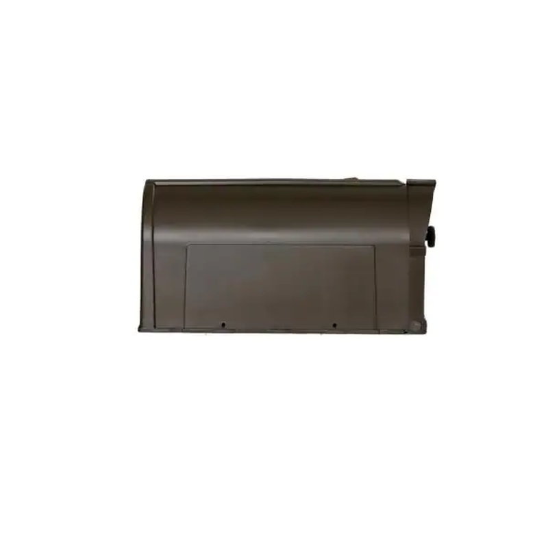 Postal Pro Post-Mount Hampton Mailbox in Bronze with Gold Lettering