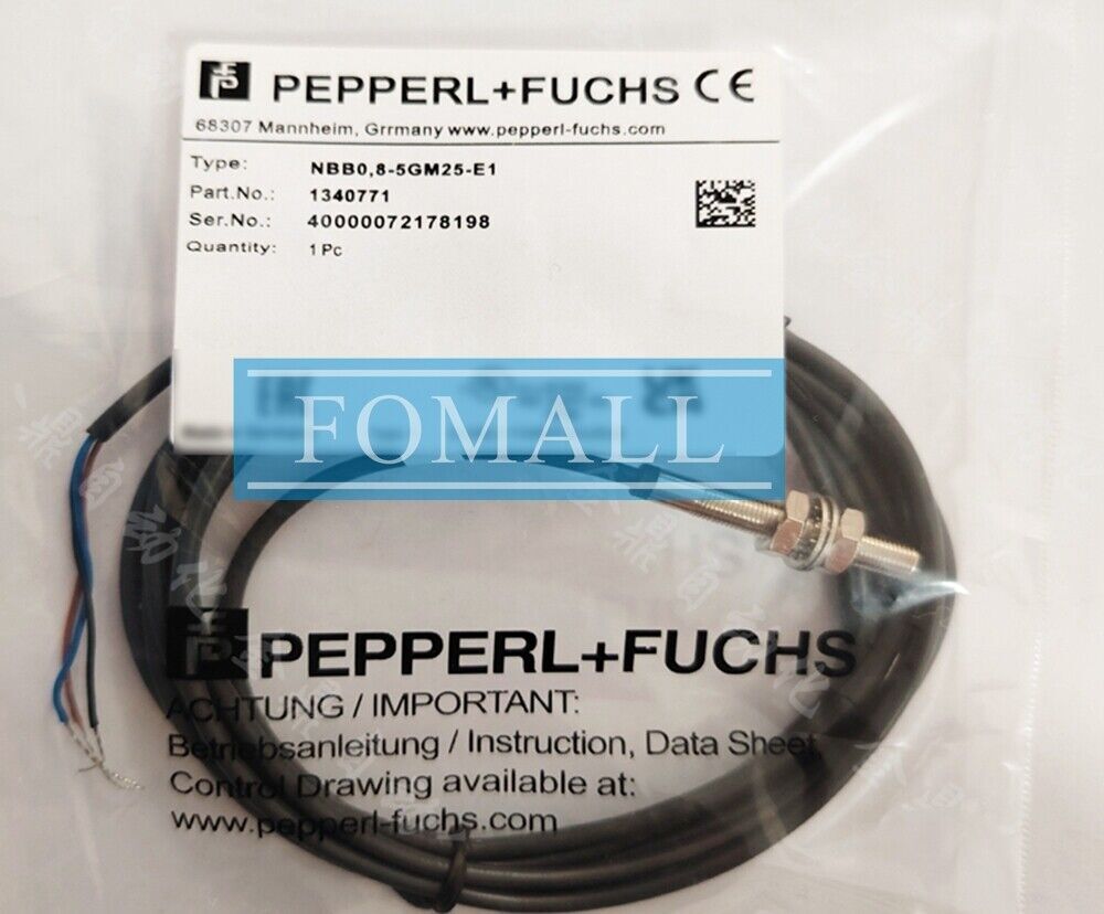 1PC New FOR Pepperl+Fuchs NBB0.8-5GM25-E1 Proximity switch sensor replacement
