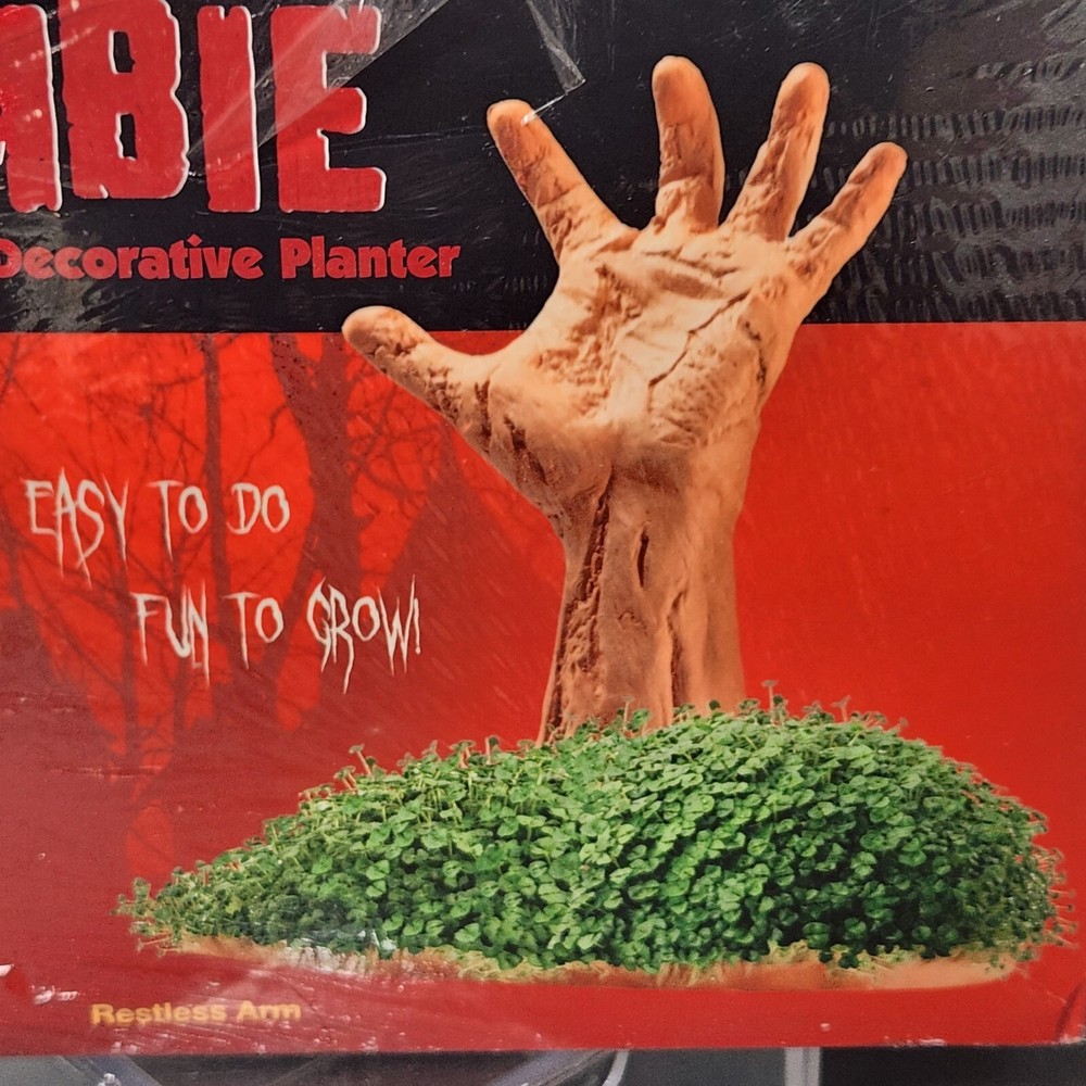 Chia Zombie HandmDe Decorative Restless Arm Planter