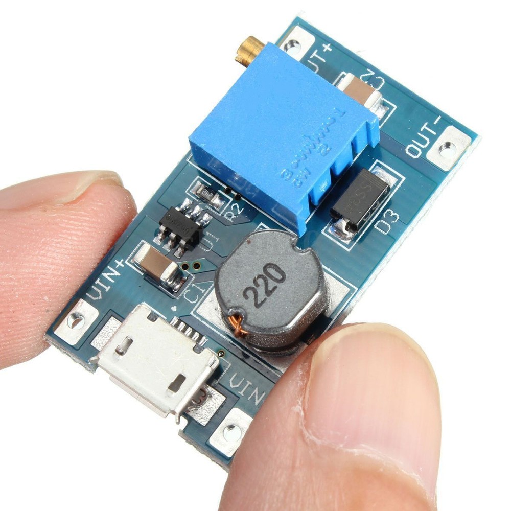 2V-26V DC MT3608 MicroUSB Step Up Boost Voltage Regulator Power Supply Module US