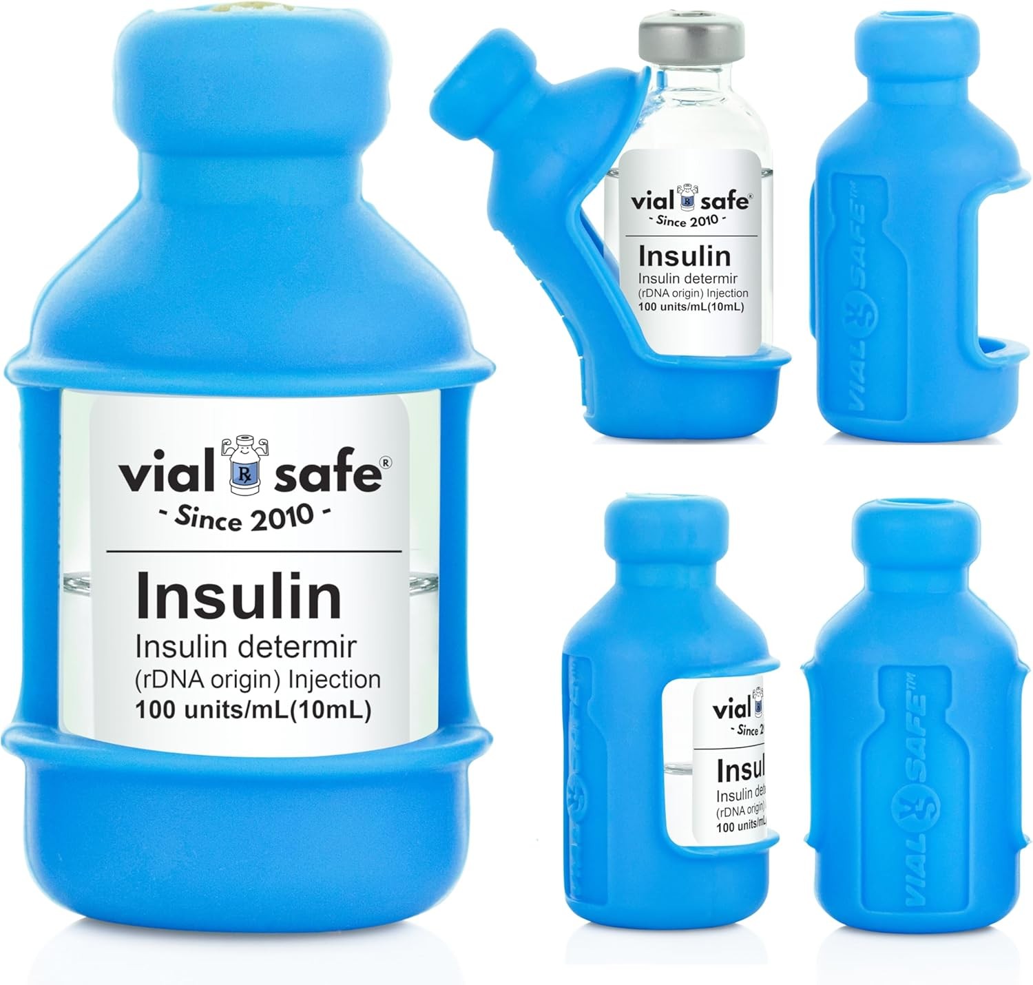 Insulin Vial Protector Case | Secure Insulin Bottle Protector & Cover for 10mL V