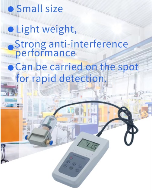Dew Point Meters with Pipe-Mounted Sensor Backlit LCD Display Technology