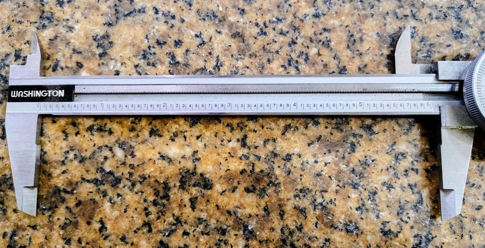 🗽WASHINGTON 6 INCH DIAL CALIPER SMOOTH MOVEMENT