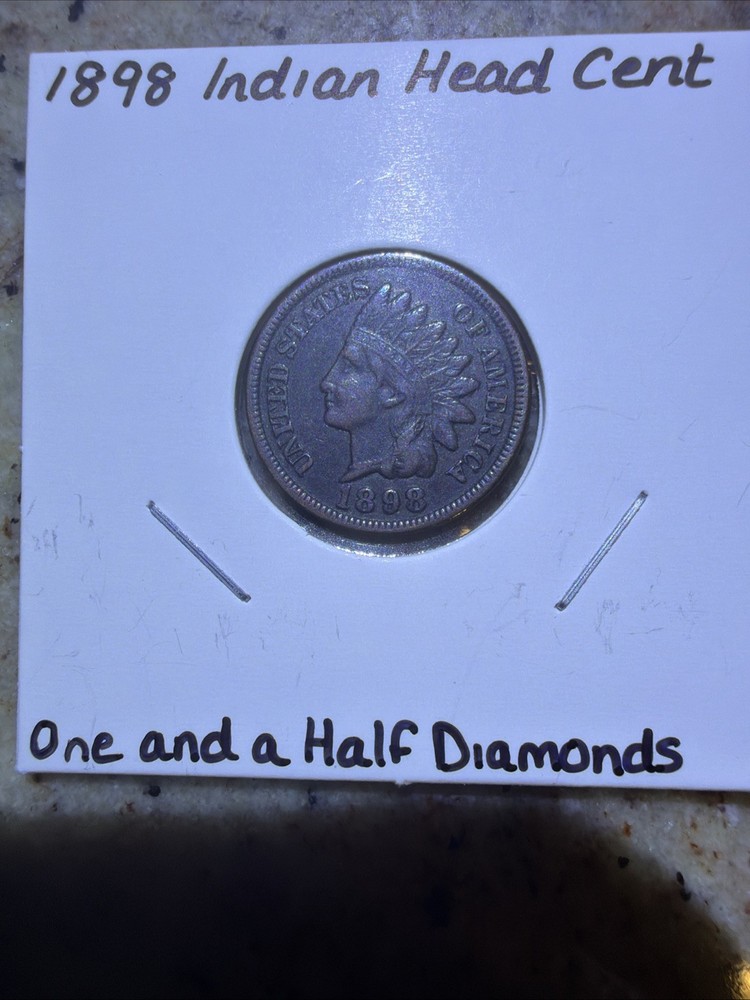 1898 indian head cent