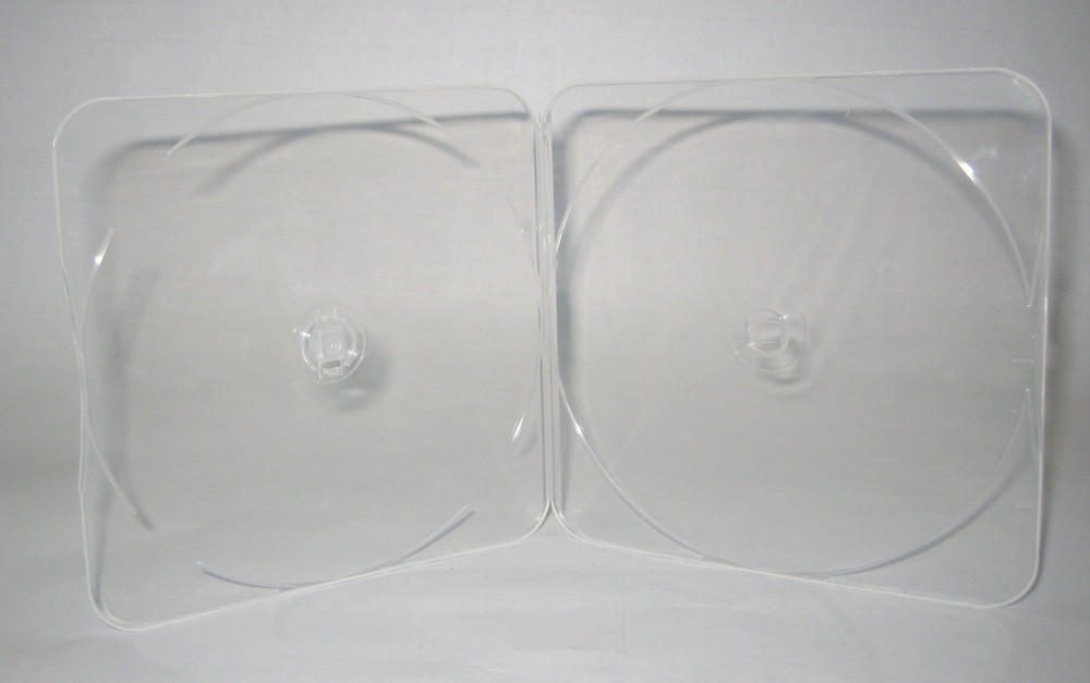 200 4MM SLIM SINGLE CD DVD POLY CASE NO SLEEVE SUPER CLEAR -  PS09