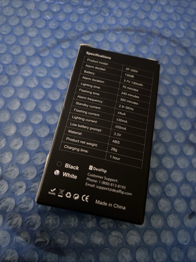 Scream Safe Personal Protection Alarm - 1 Device