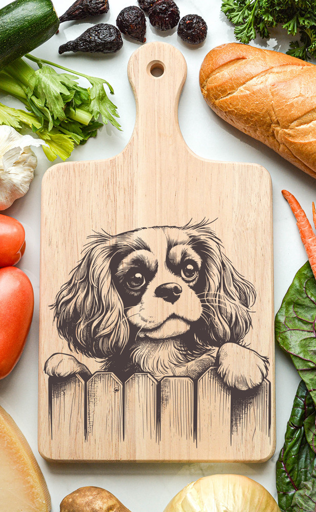 King Charles Cutting Cheese Board