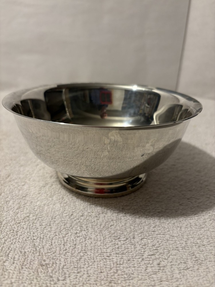 GORHAM EP YC779 SILVER PLATE SERVING BOWL 3 in. H x 6.5 Diameter Footed