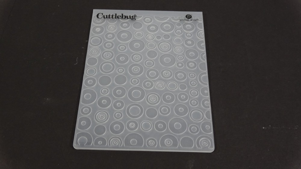 Cuttlebug Provo Craft Embossing Folder Spots & Dots 37-1145