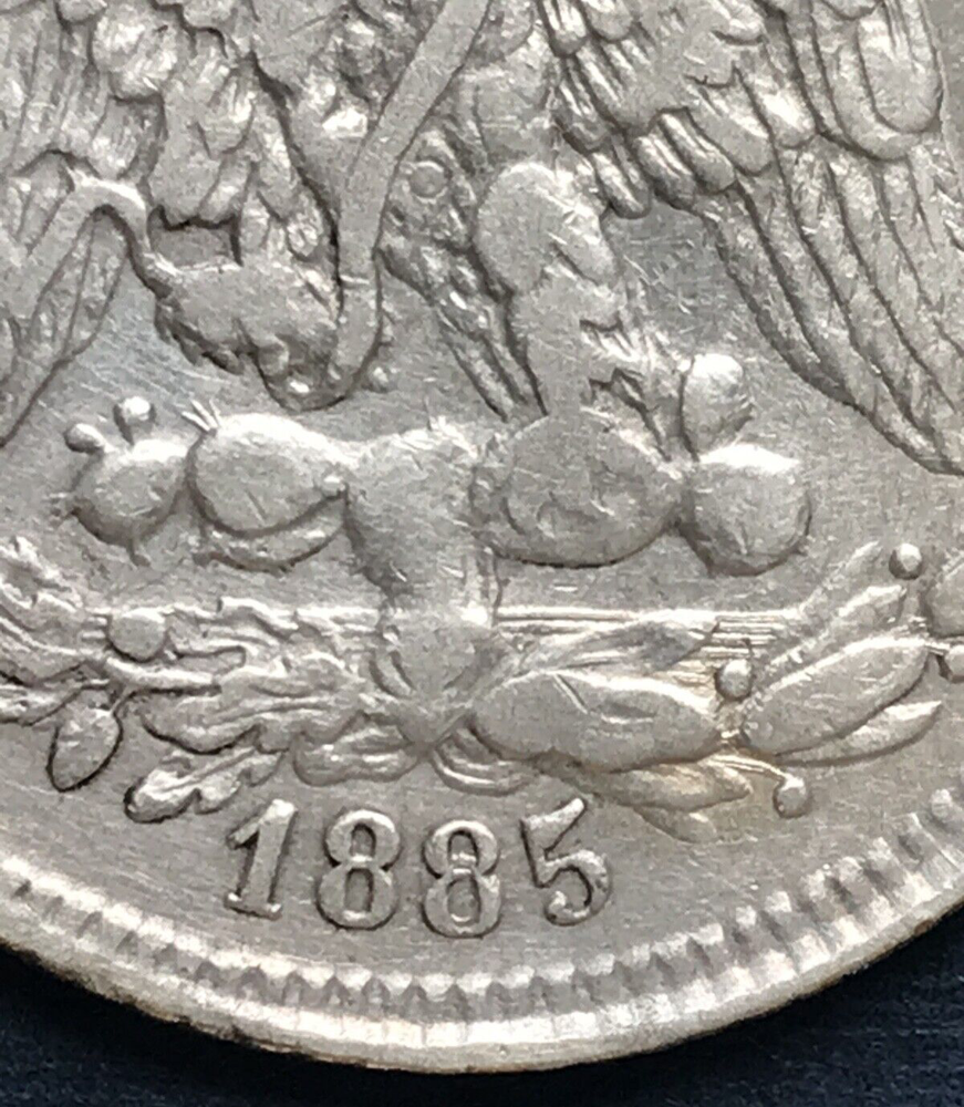 🇲🇽🇲🇽🇲🇽 Mexico 1885/65 Go_R 25 Centavos 🇲🇽🇲🇽🇲🇽