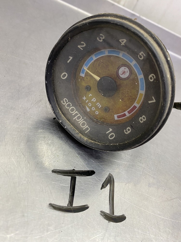 Vintage Scorpion Snowmobile Tach