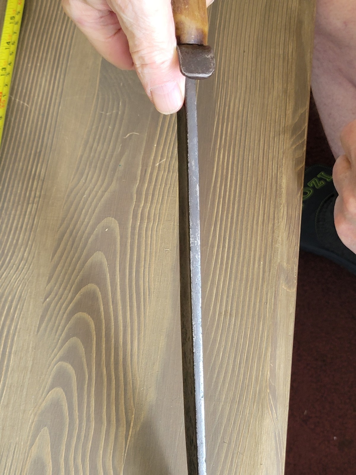 Civil War Confederate Field Made D-Guard Bowie Knife, Used