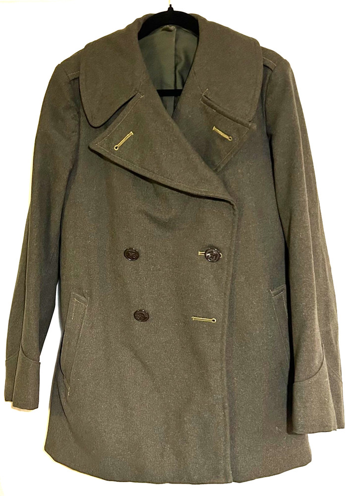 WWII USMC Marine Corps Wool Overcoat / Uniform