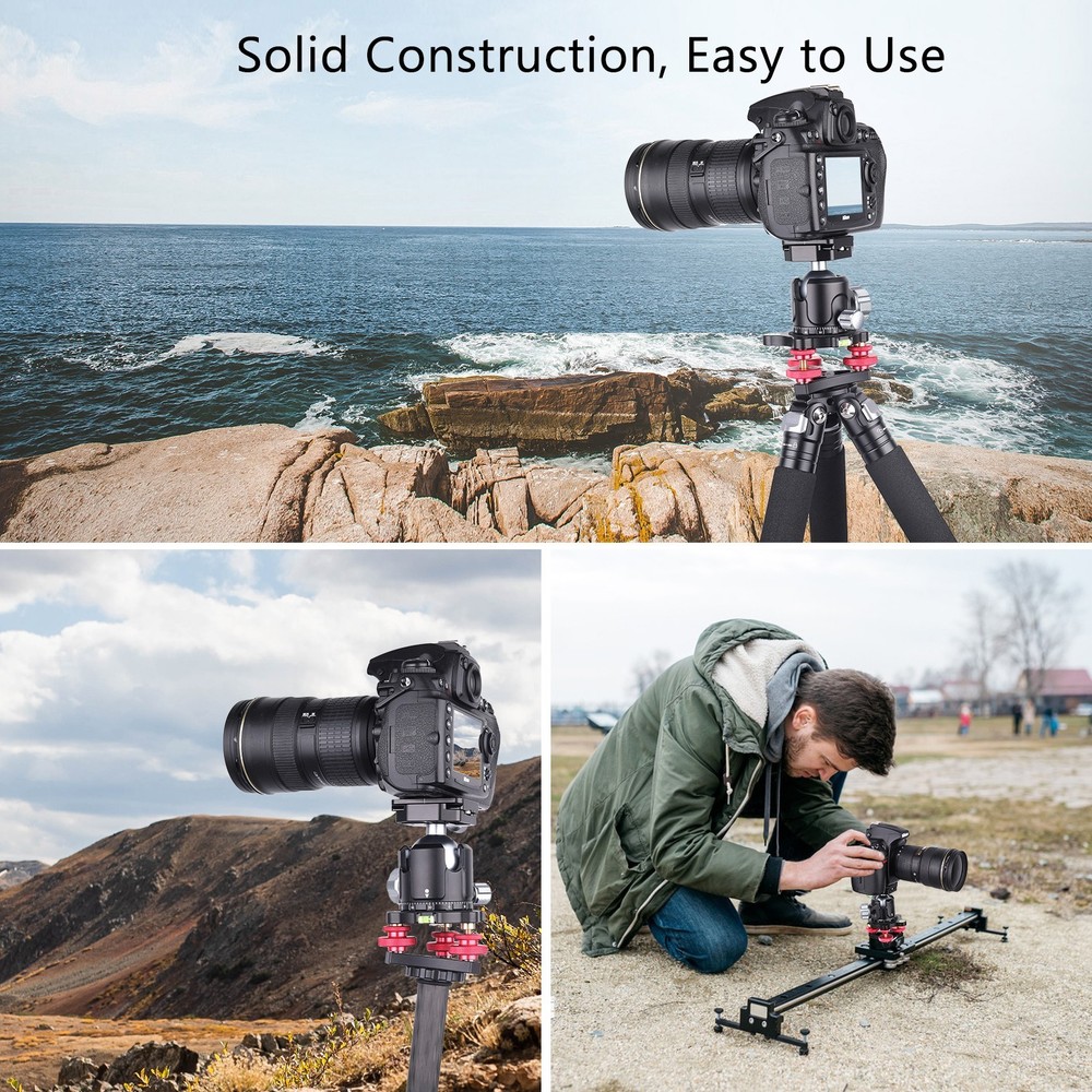 CNC Tripod Leveling Base 68MM Camera Tripod Head Leveler Panoramic Tripod Head