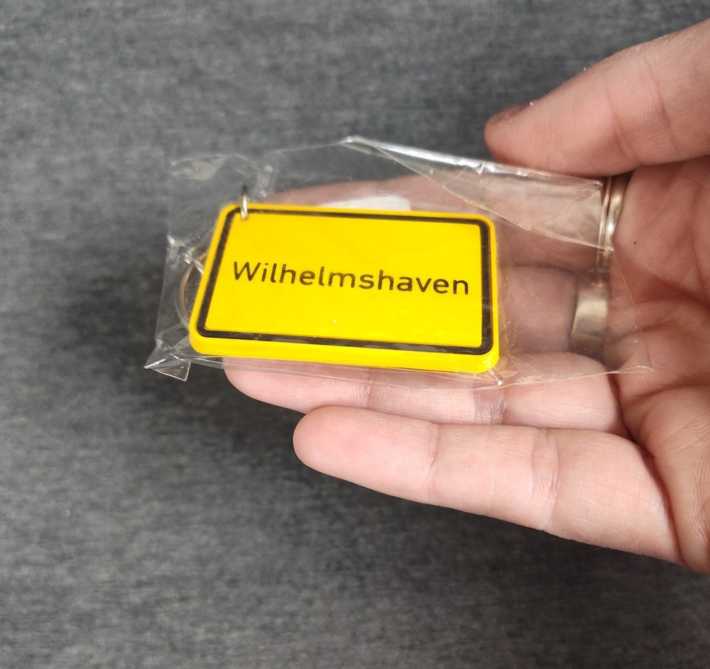 Wilhelmshaven Germany Sign Keychain