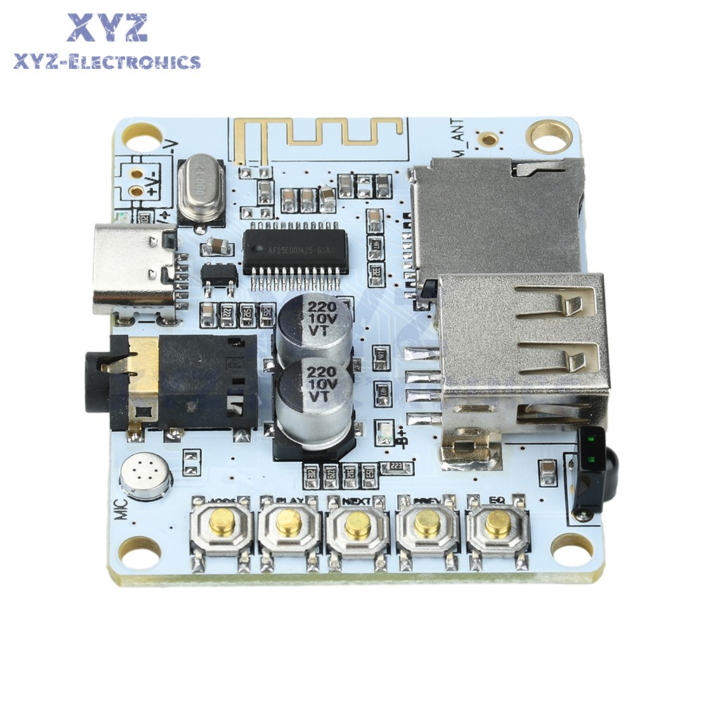 Bluetooth 5.4 Audio Receiver Board MP3 Lossless Decoder Decoding Module Type-C