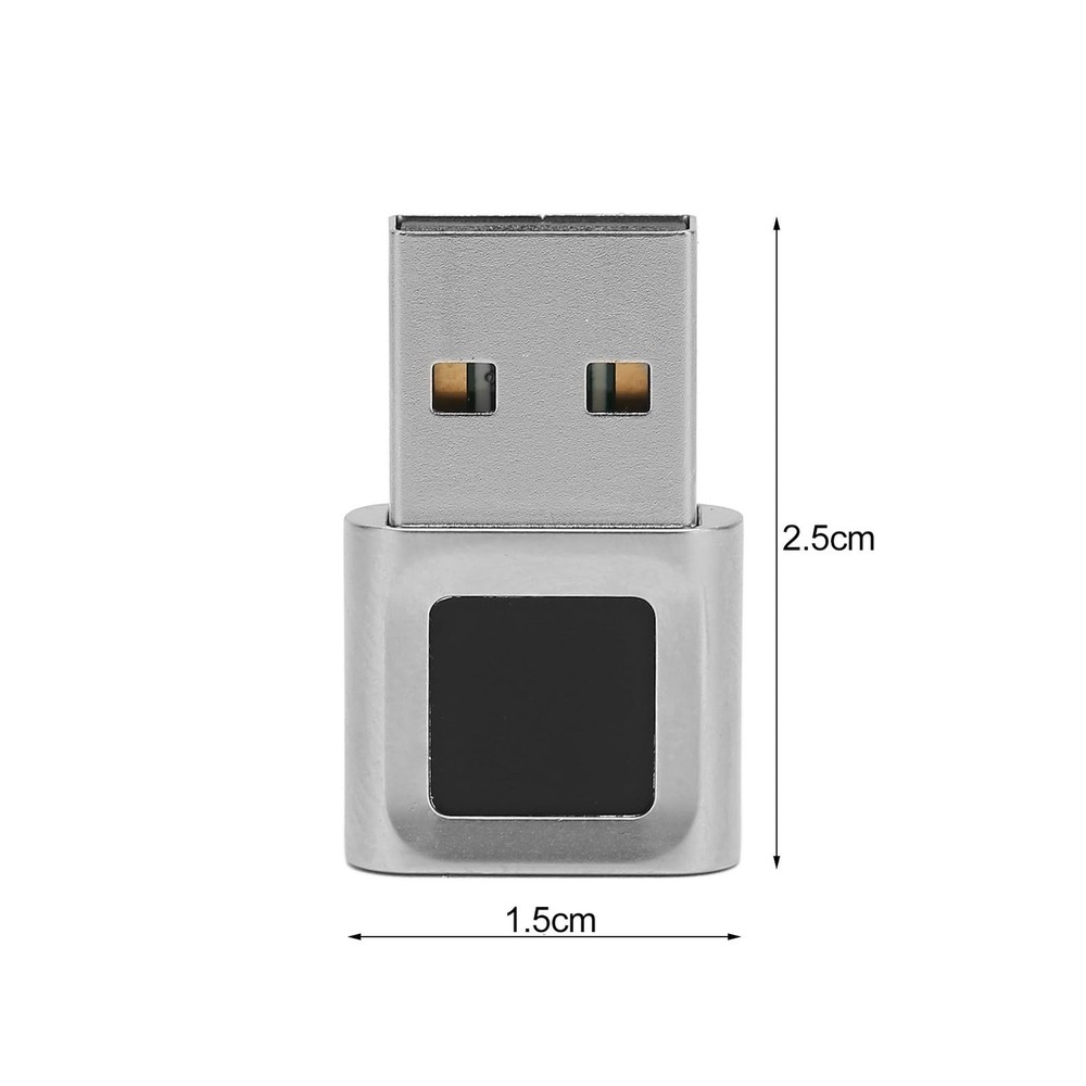 USB Fingerprint Reader Mini Fingerprint Scanner PC Dongle Windows Hello Fingerpr