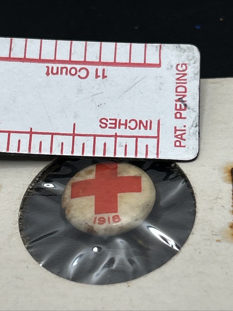 Antique 1918 Red Cross Pin