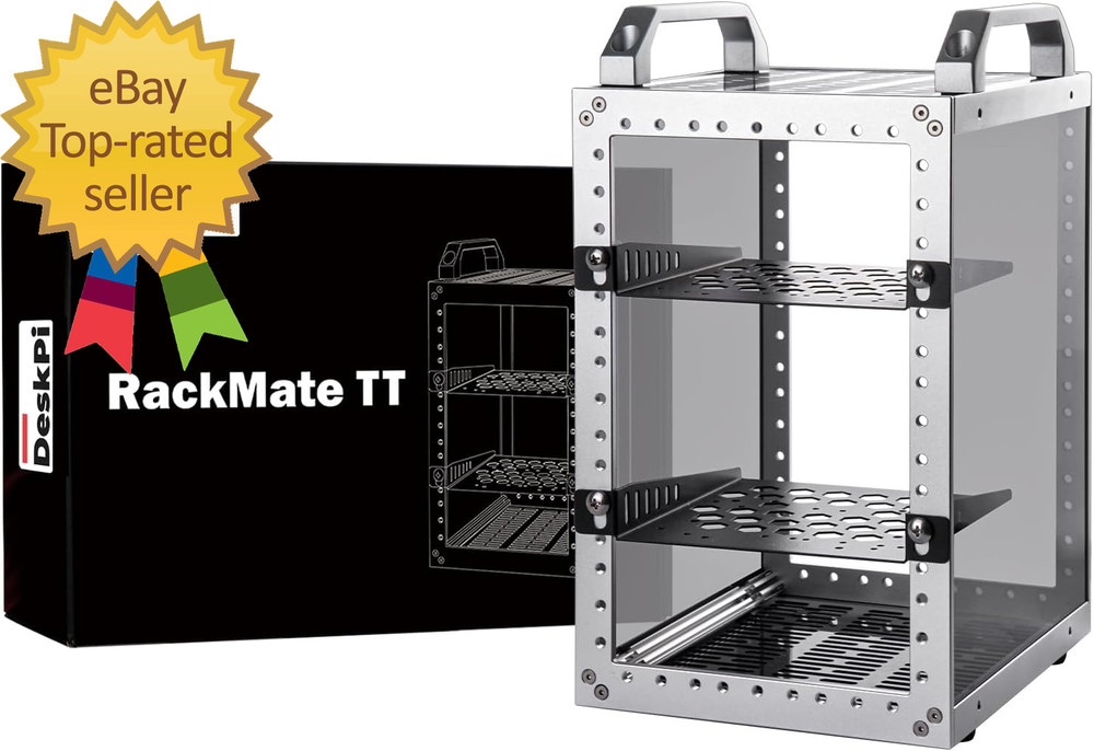Deskpi Rackmate TT Mini Server Cabinet for Mini PC  Network Servers Audio