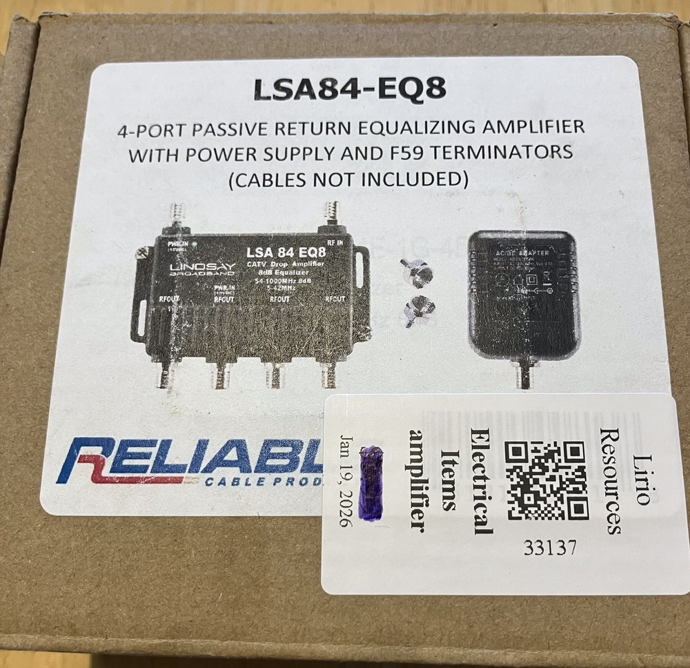 4port Passive Return Equalizing Cable Amplifier Reliable, LSA84-EQ8