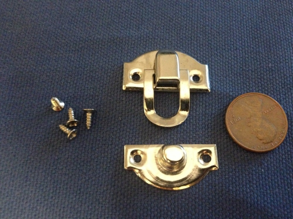 10 Sets ------ Chest Box Trunk Trinket Tool Latch Clasp Chrome Toggle Latch c9