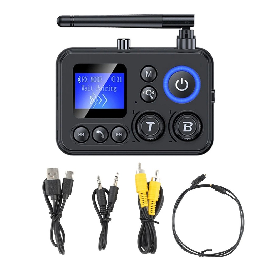 For Bluetooth 5.4 Transmitter Receiver 3.5mm AUX RCA Stereo Adapter Brand New
