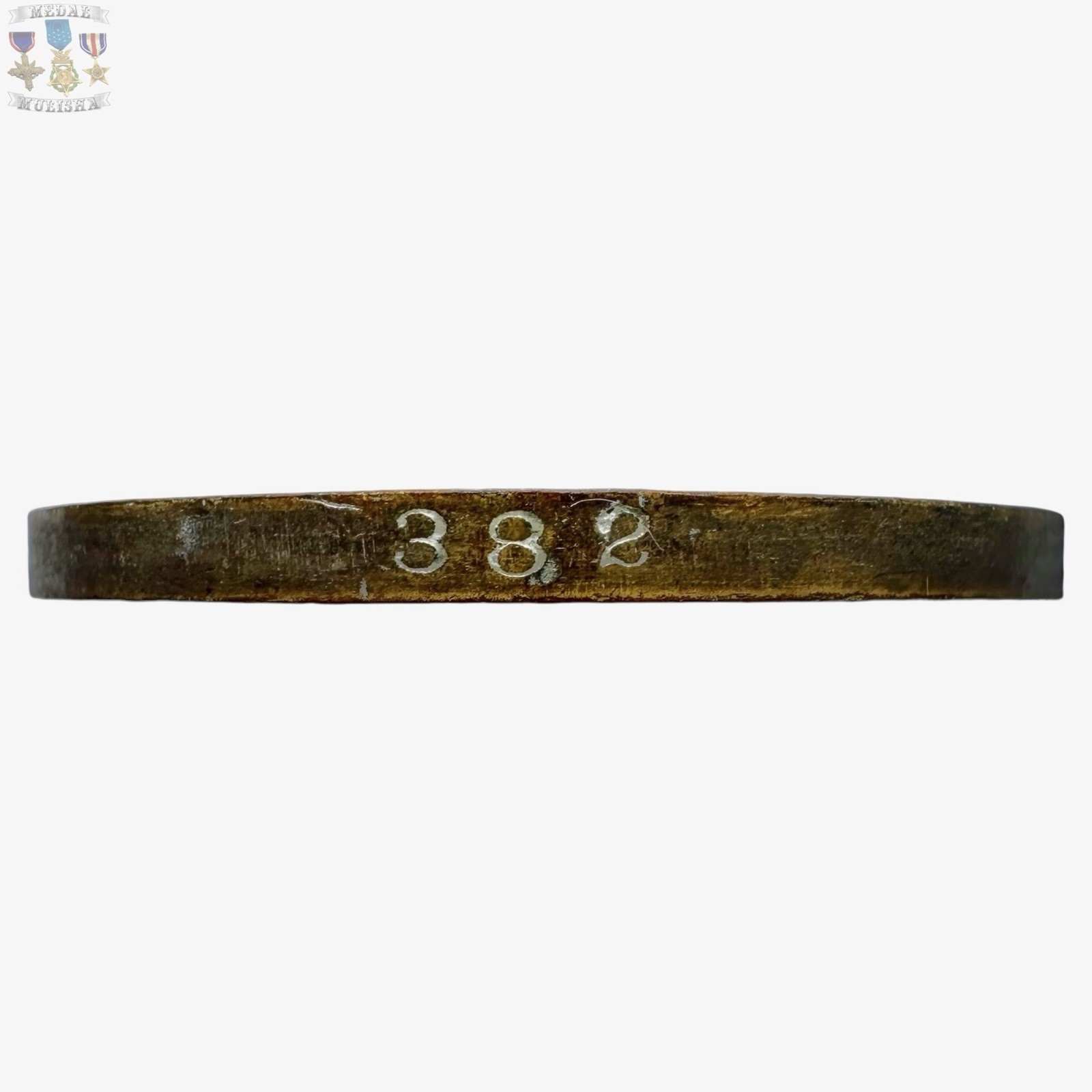 #382 WWI U.S. NAVY MEXICO CAMPAIGN MEDAL NUMBERED BAILEY BANKS & BIDDLE WW1