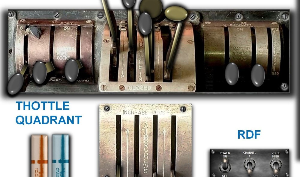 AVRO LANCASTER COCKPIT instrument panel CDkit