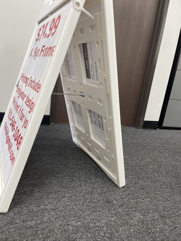 Custom REPLACEMENT SIGN A-Frame Sidewalk Sign replaceable  Board 22.5' X 29.5'