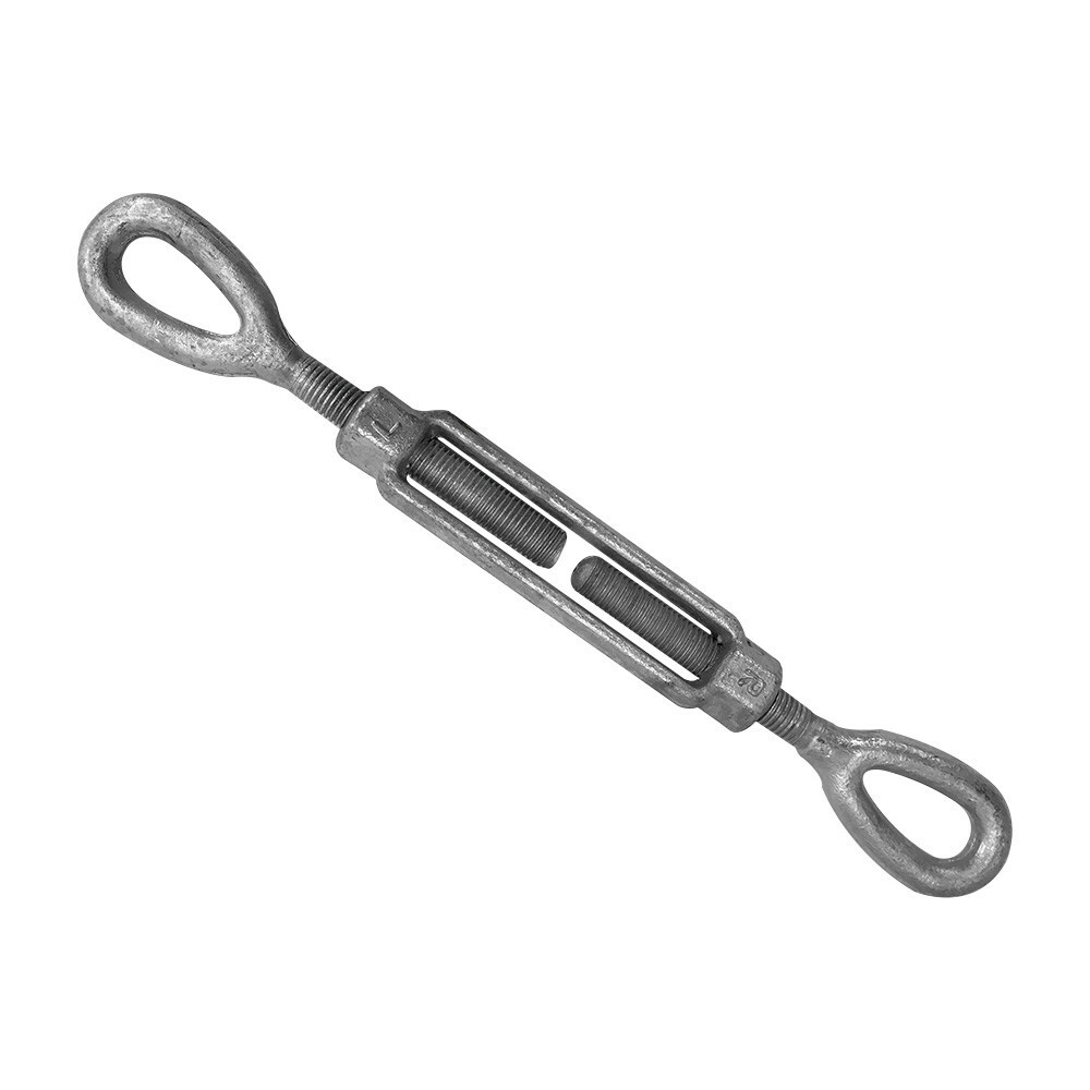 5/16"x 4-1/2" Marine Turnbuckle Eye-Eye Pulley Galvanized Swivel Hoist Eye 800LB