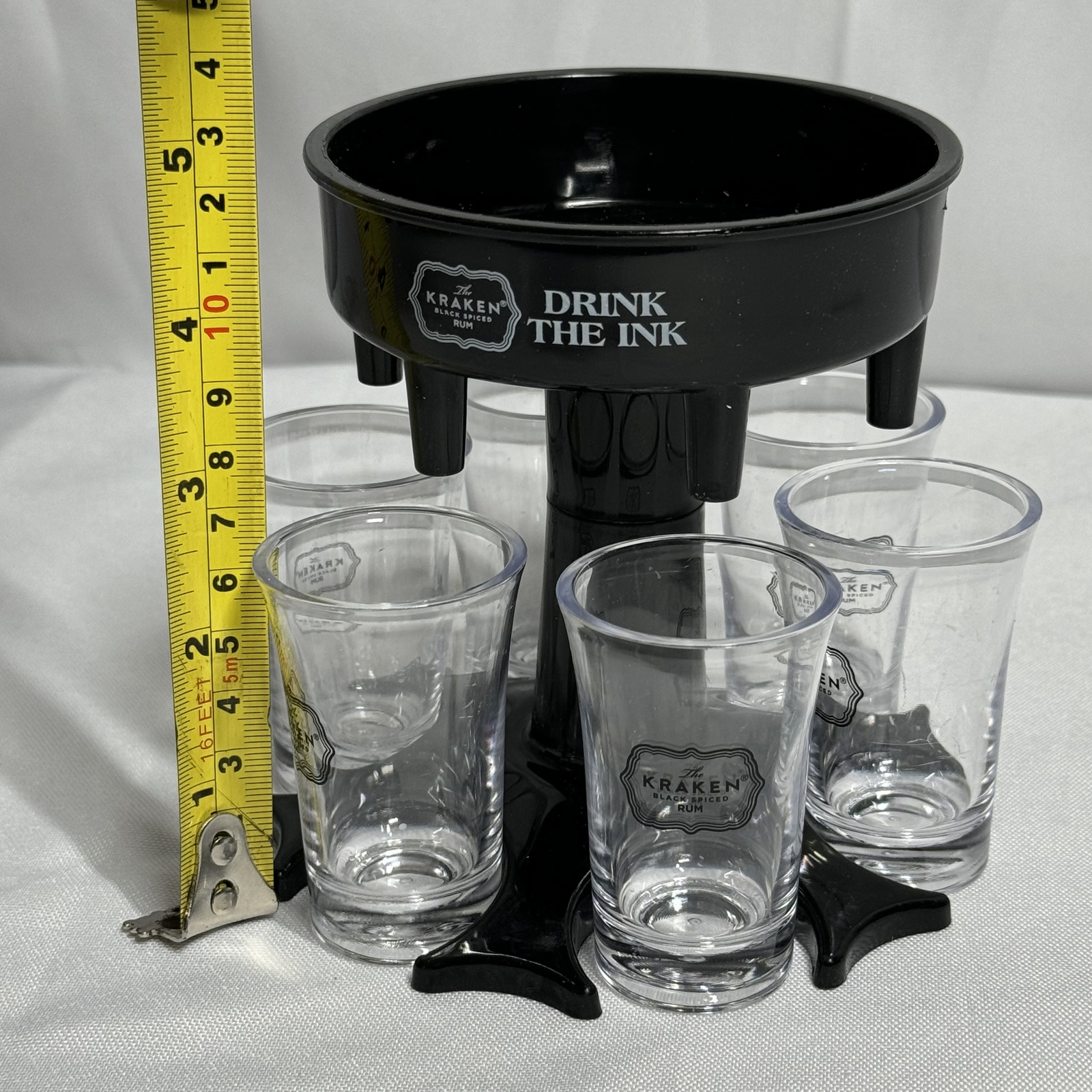 Kraken Shot Bottle Dispenser And Shot Glass Carrier