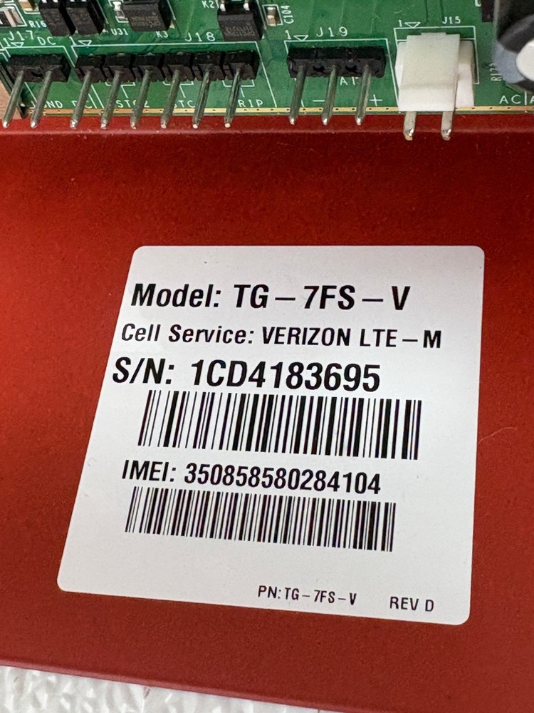 MINIMAL USE | Telguard TG7LAF02 Cellular Alarm Communicator - Red