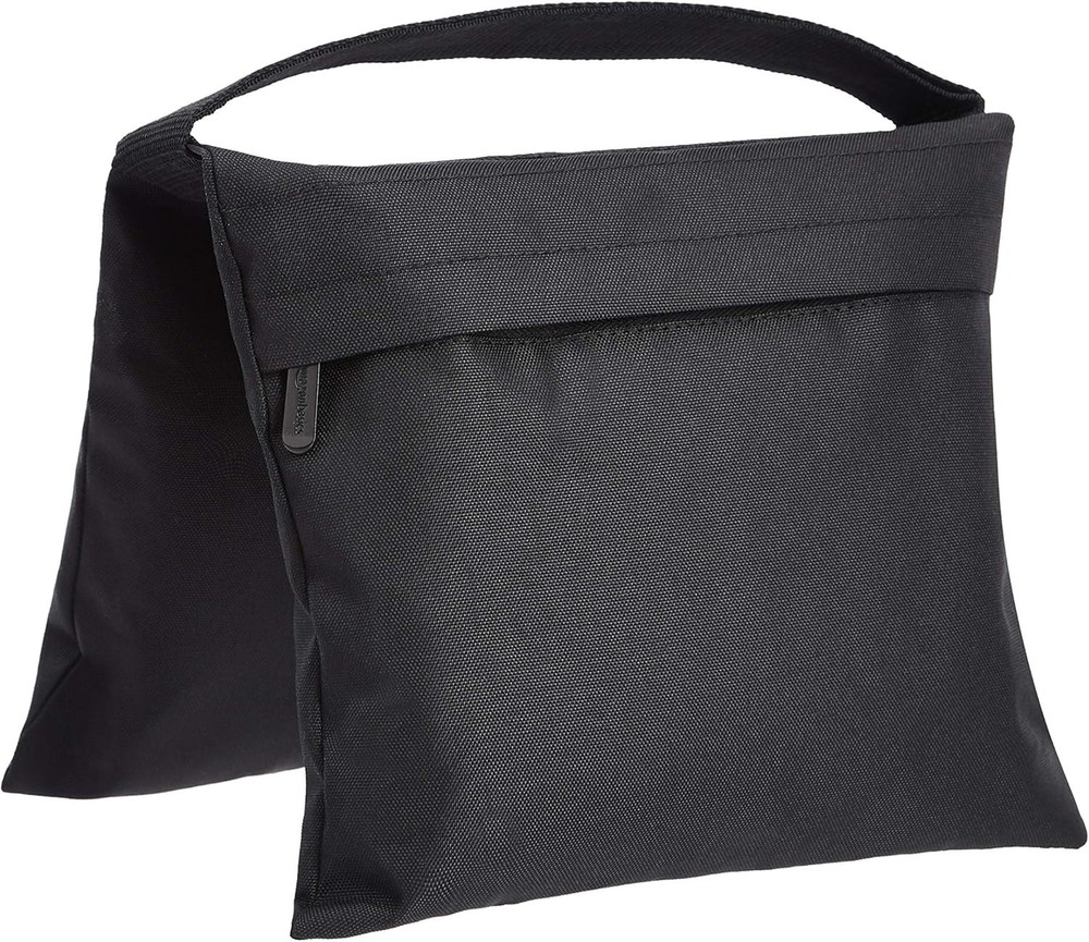 Photographic Empty Sandbag for Light Stands, 4-Pack, Black