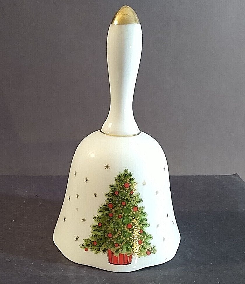 George Good Christmas Tree ceramic bell