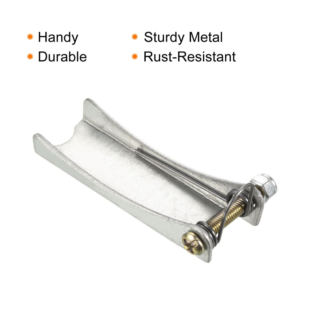 2.5 Inch Length Metal Hooks Latch for Hook Trailer Silver Replacement Hooks