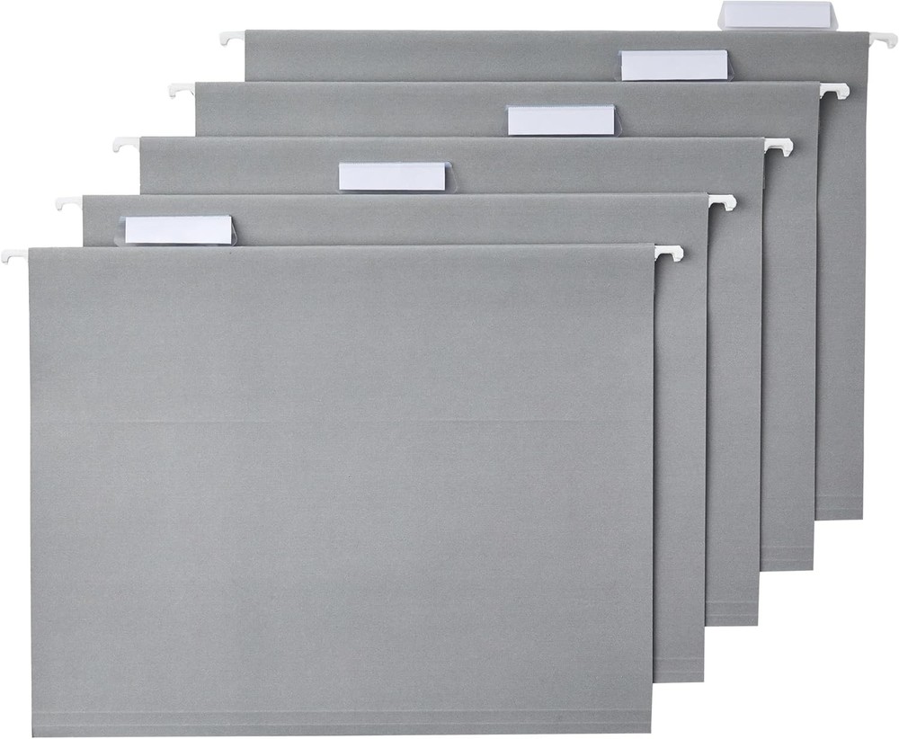 Hanging Organizer File Folders Efficient Filing Sturdy Adjustable Tabs Letter