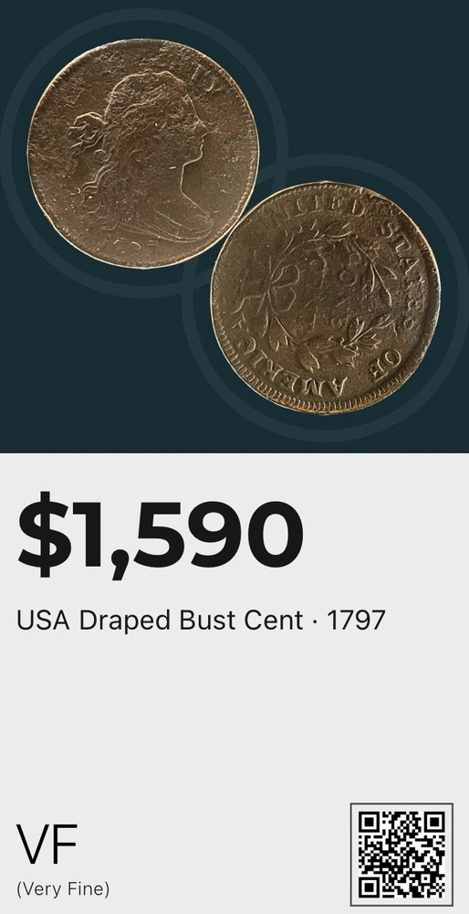 1797 Draped Bust Large Cent