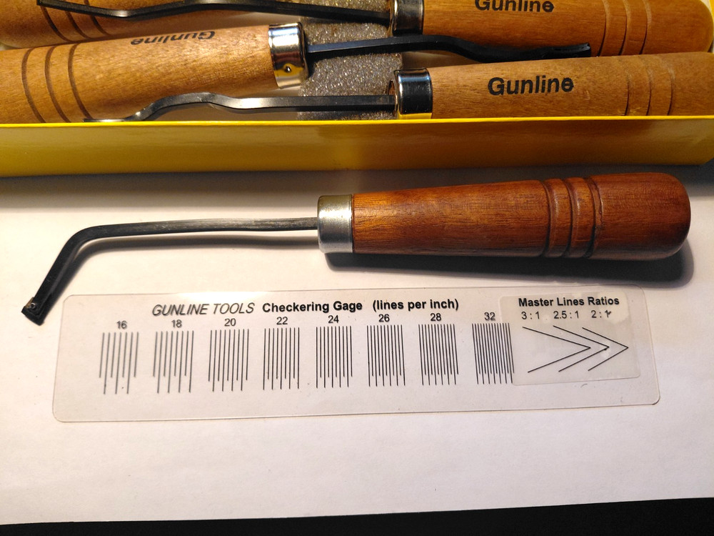 8 GUNLINE CHECKERING TOOLS