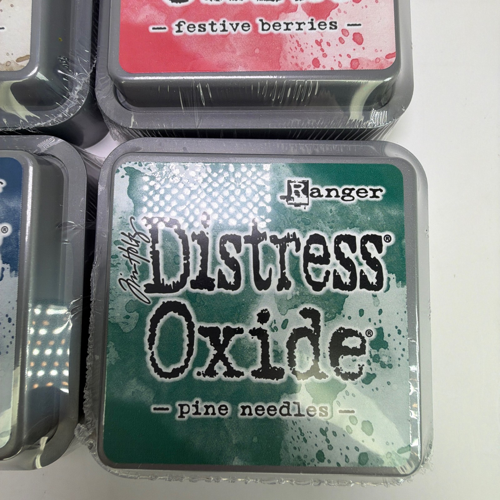 Lot of 4 Ranger Tim Holtz Distress Oxide Ink Pads - New Sealed - 3x3 Full Size