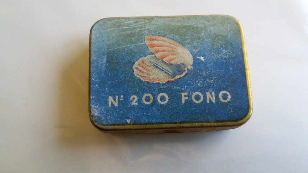 PG288 Gramophone needles SHELL box gramophone dots (indefinite brand) EMPTY