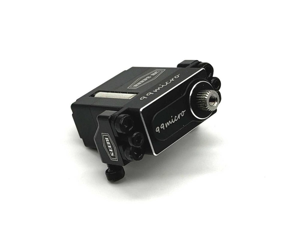 Reefs RC Micro Servo Mounting Tabs (Black) (2) [SEHREEFS210]